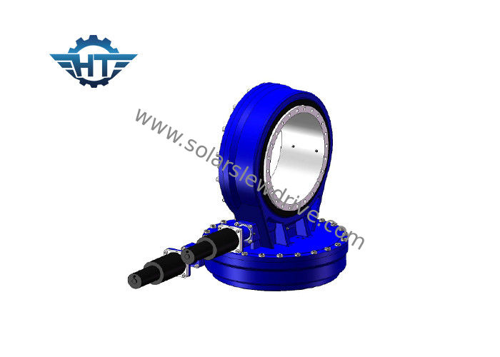 ZSDE Infinitely Close To Zero Backlash Worm Gear Slew Drive With Nema