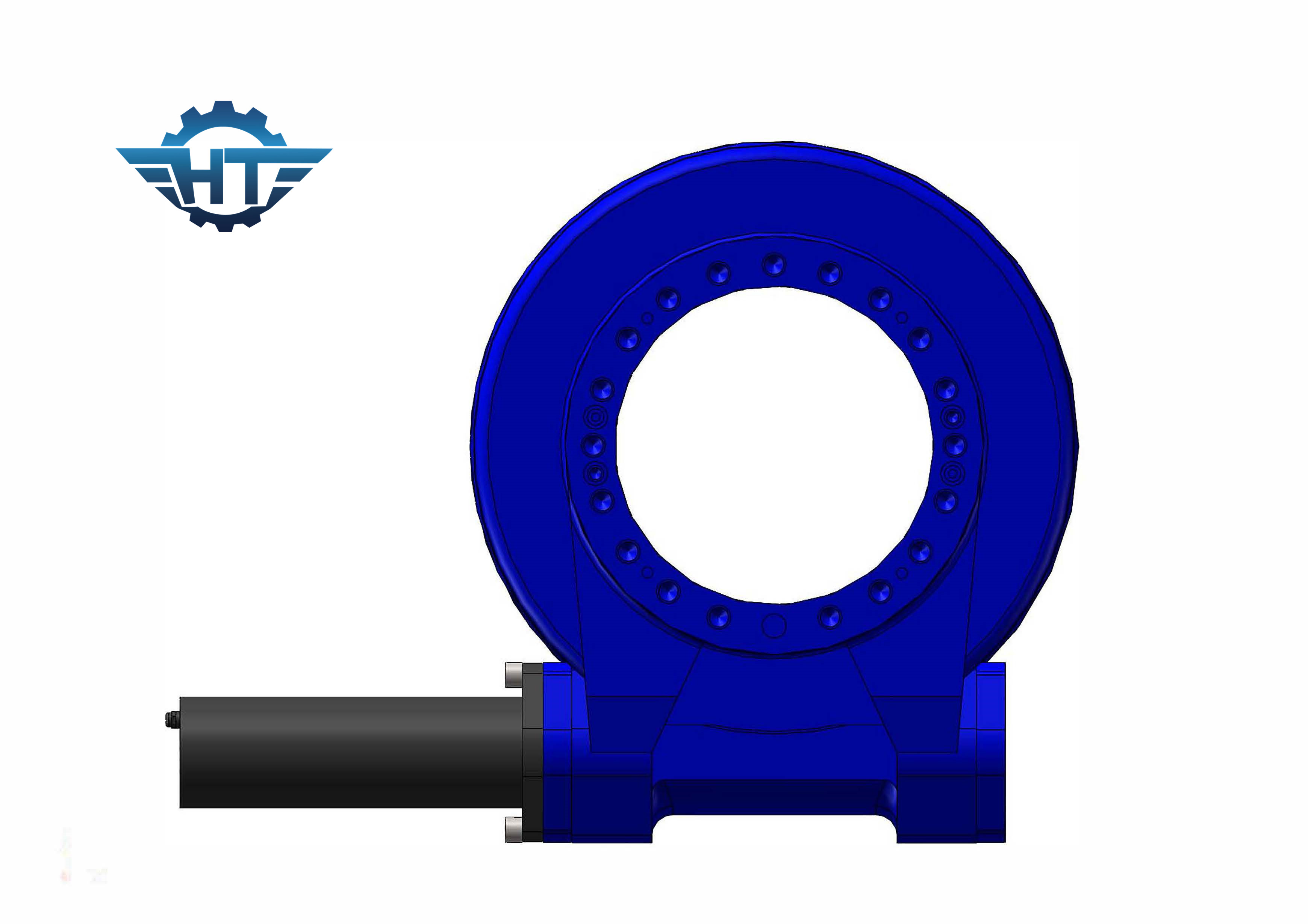 7" 12vdc Motor Backlash Worm Gear Slewing Ring