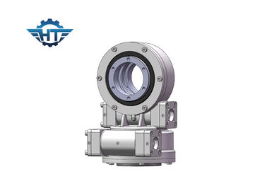 Enclosed SDE5 Worm Gear Slewing Drive For Dual Axis GPS Sun Tracking System For Two Directions