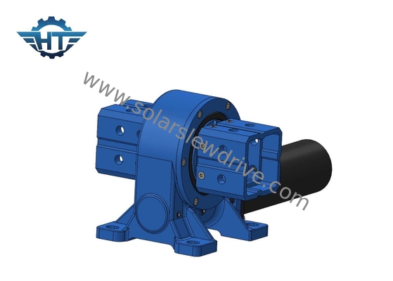 High Efficiency Worm Gear Slewing Drive Self Locking For Solar Renewable Energy