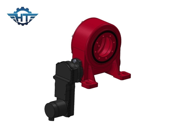 Inner Hard Stop ±60° Worm Gear Slew Drive With Self Lock And Precision 0.15 Degree