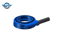Blue SE Small Slew Drive Bearing For Solar Tracking System With IP65 Electric Gearbox