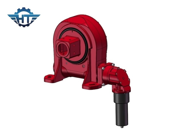 Vertical Hourglass Worm Gear Solar Slew Drive For Solar Panel Tracking
