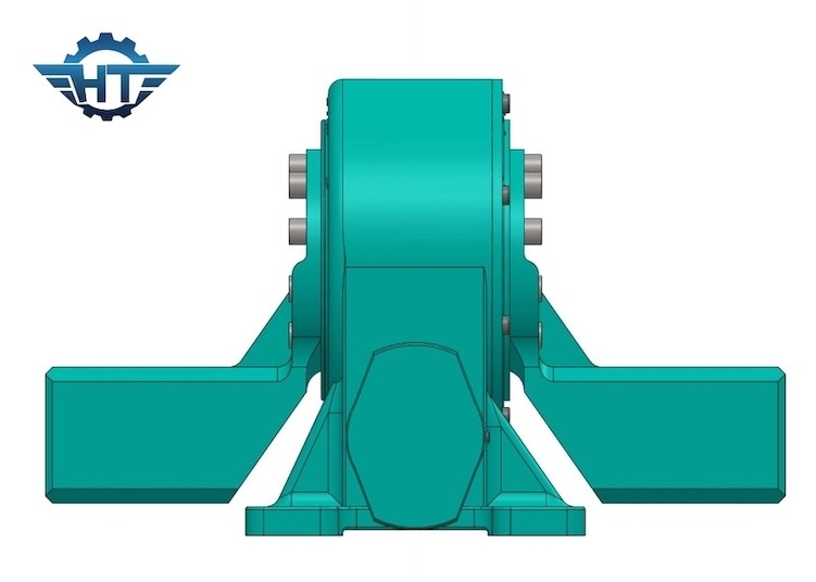 Enclosed 9 Inch Rotary Slewing Drive With Flange Output For Tracking System