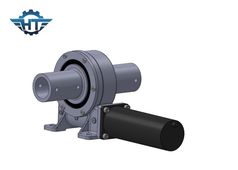 VE7 Hourglass Worm Gear Slew Drive For Horizontal Single Axis PV Panel Tracking System