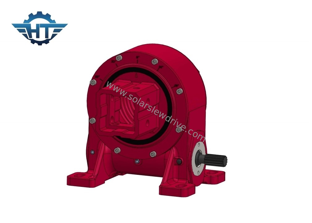 9'' Slew Gear Box With 12x12 Main Torque For Solar Tracking System