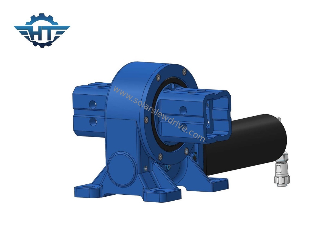 Ip66 Worm Gear Enclosed Slewing Drive Anti Corrosion Outdoor For Solar Tracking System