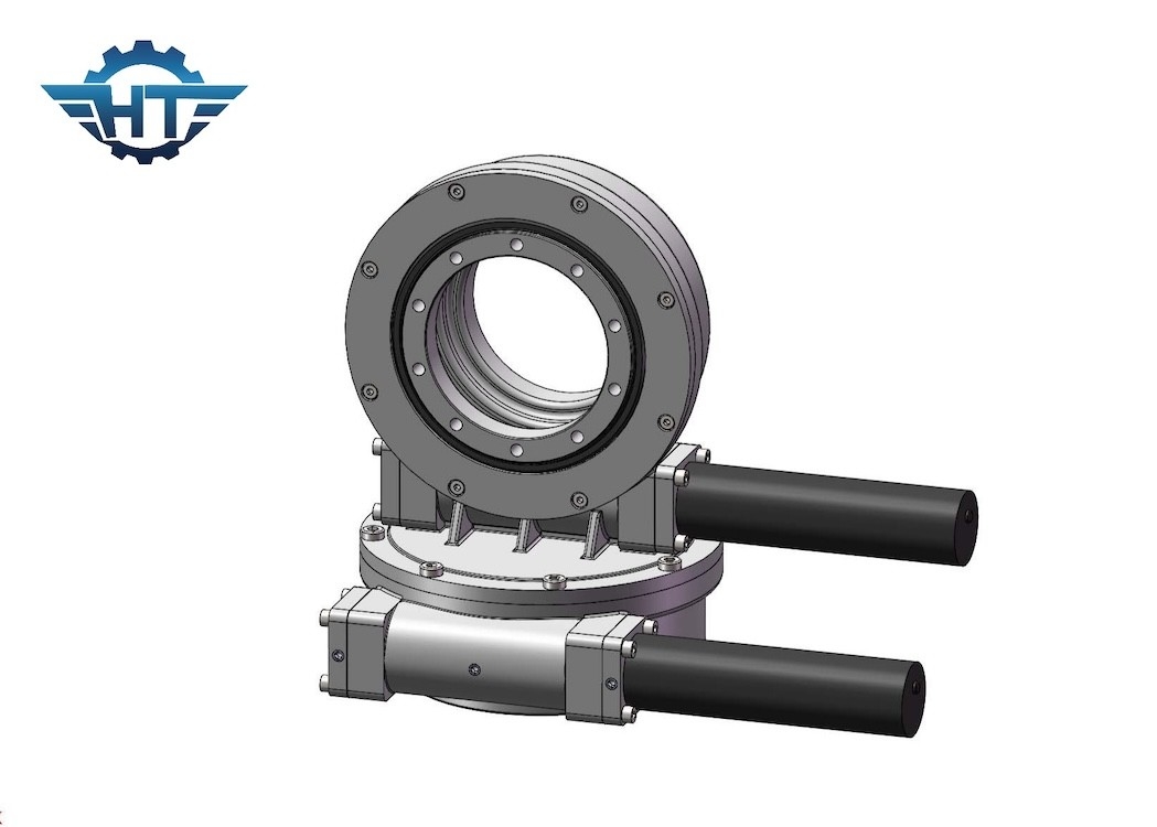 Single / Dual Axis Slew Drive With OEM Service For 24V DC For Solar Tracking System