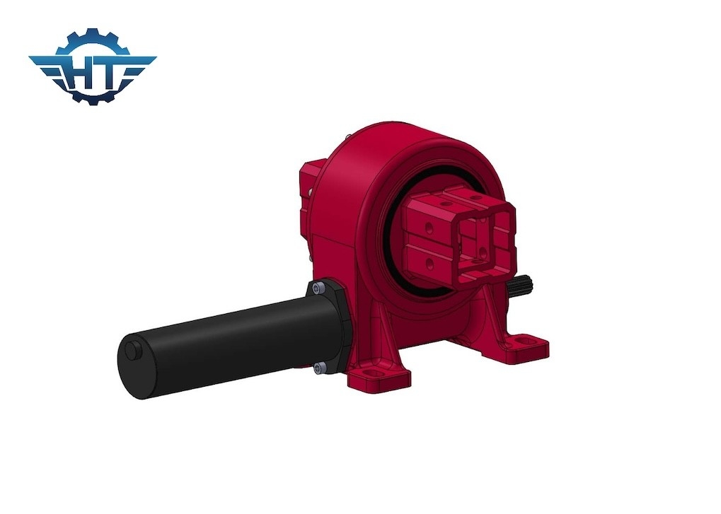 Customized Rotation Ranges Enveloping Worm Slewing Drive With Performance And Optional Encoder