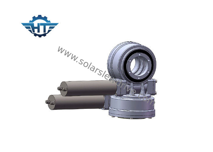 SDE5 High Holding Torque Slew Drive Gearbox of Tooth Contact With Nema Motor For Solar Plant