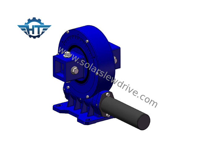 VE9 Orange Painting High Torque Worm Gear Slew Drive For horizontal single axis solar trackers