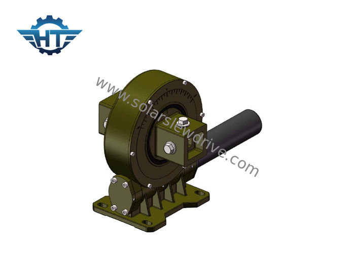 VE9 Inch Worm Gear Slew Drive For Flat Single Axis Solar Tracking System