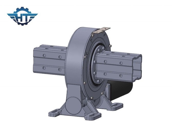 Compact Structure Worm Gear Solar Slew Drive For Mirror Collecting CSP System