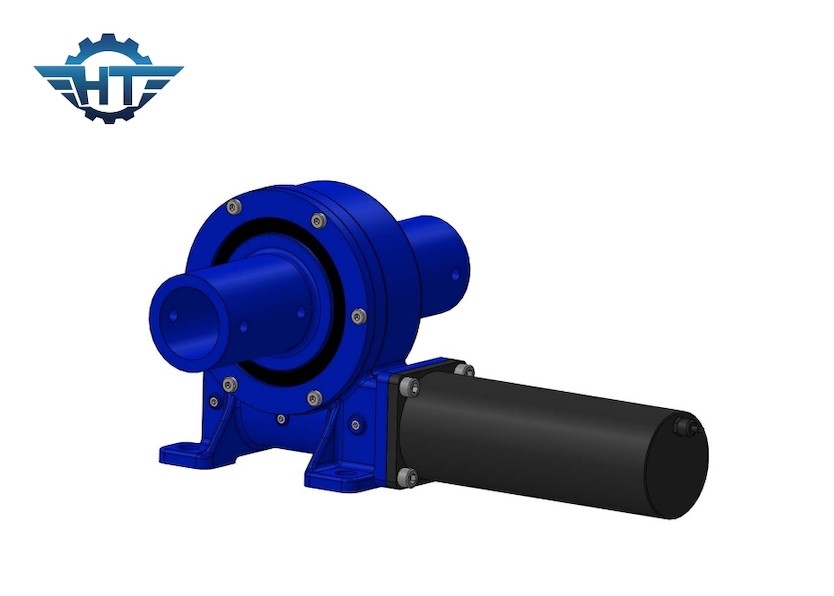9 Inch Vertical Solar Slewing Bearing Drive For High Holding Torque ...