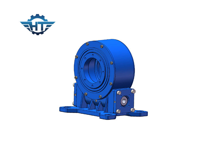 VE5 Small Backlash Worm Gear Slew Drive With Electric Motor For Horizontal Single Axis Solar