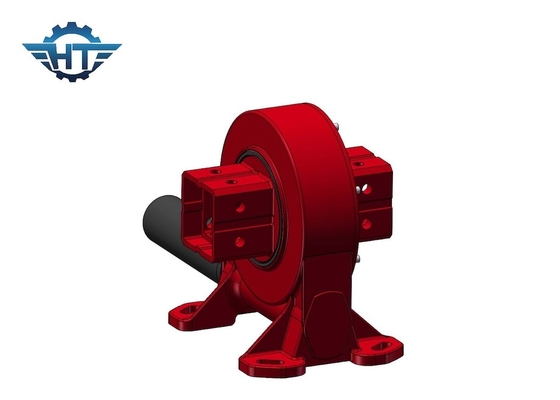 Long Lifespan Double Enveloping Worm Worm Gear Slewing Drive With Gray Or Orange Color