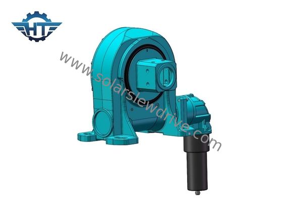 Horizontal Worm Gear Slewing Drive Single Axis For 24V Sun Tracking System